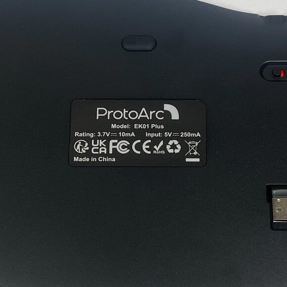 Ergonomic Backlit Wireless Keyboard EK01 Plus - Picture 8 of 12